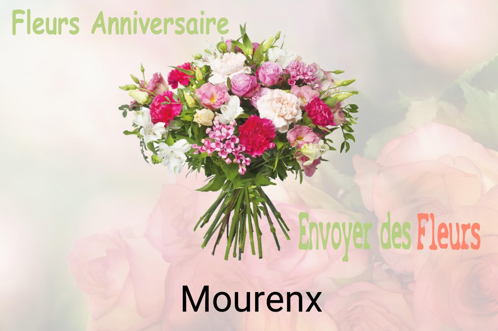 Bouquet de fleurs d’anniversaire livré à Mourenx